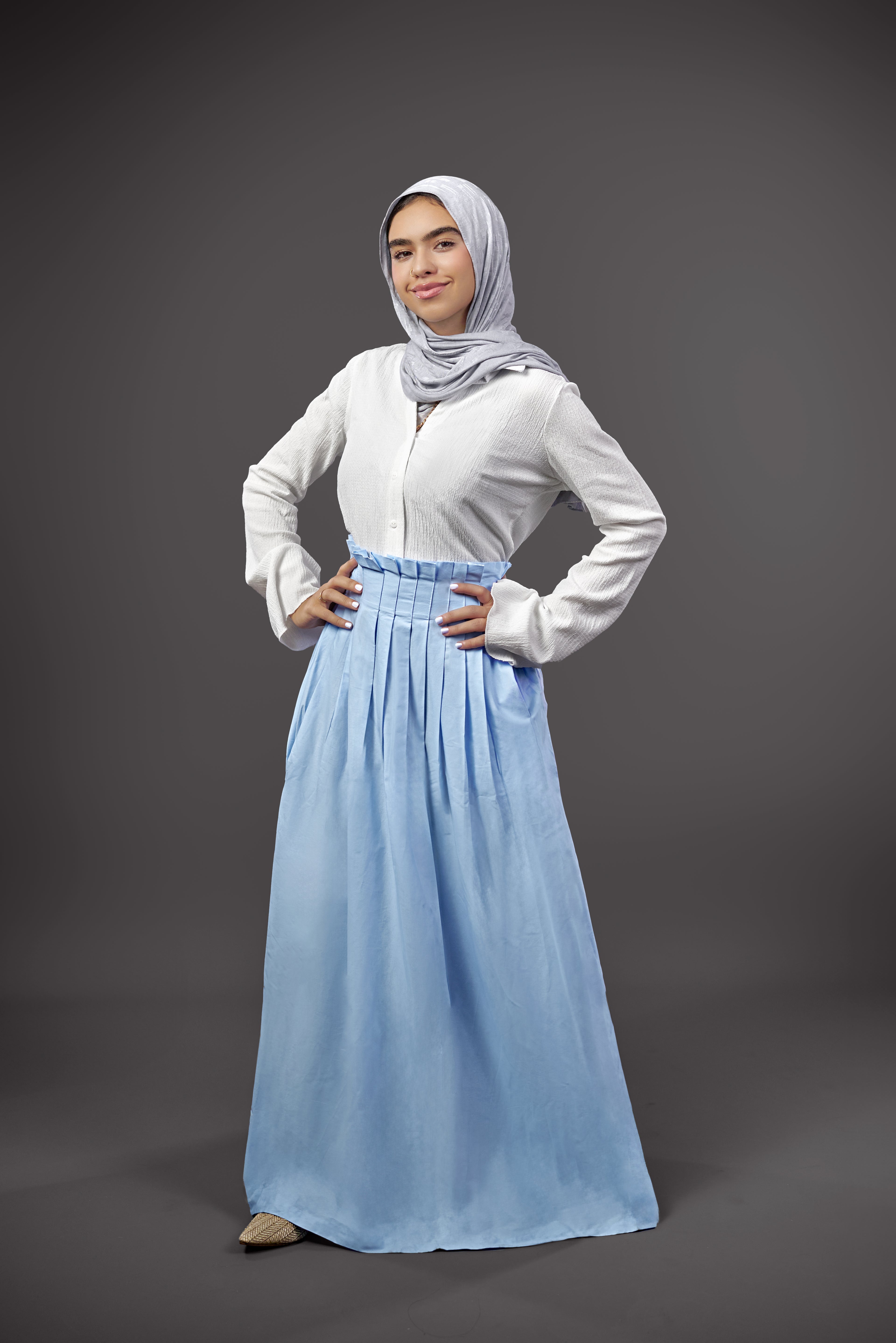 Baby Blue Skirt
