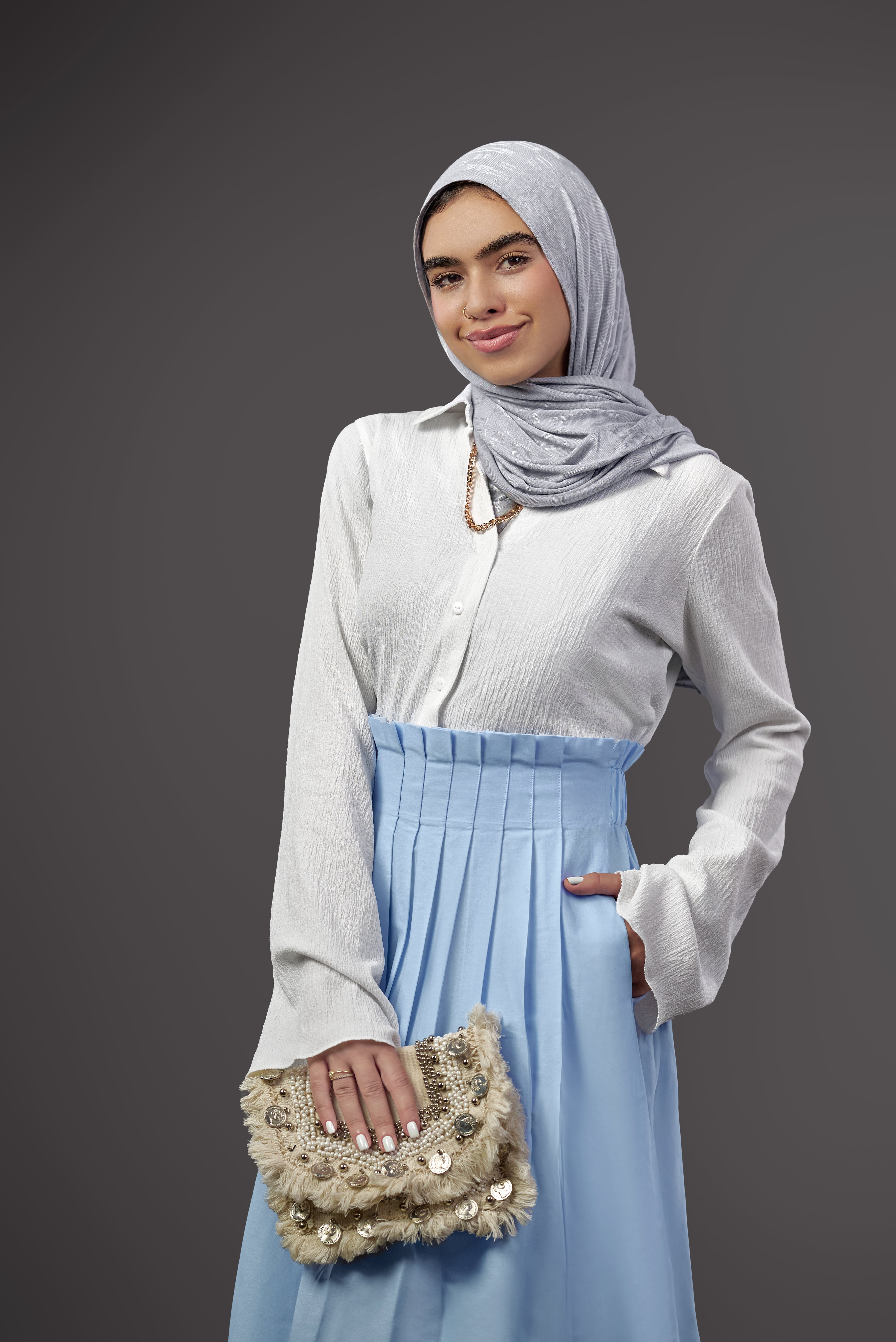 Baby Blue Skirt