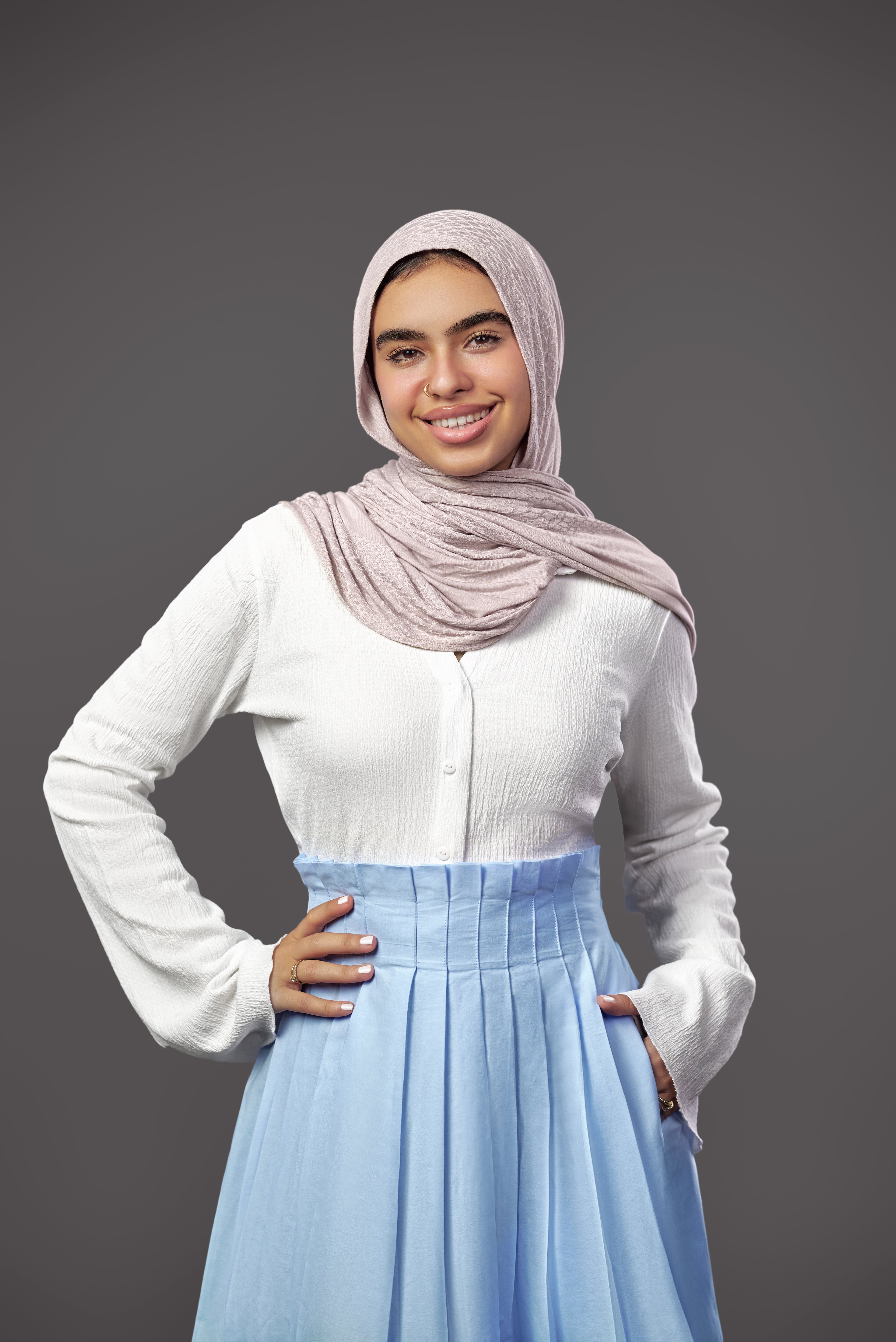 Baby Blue Skirt
