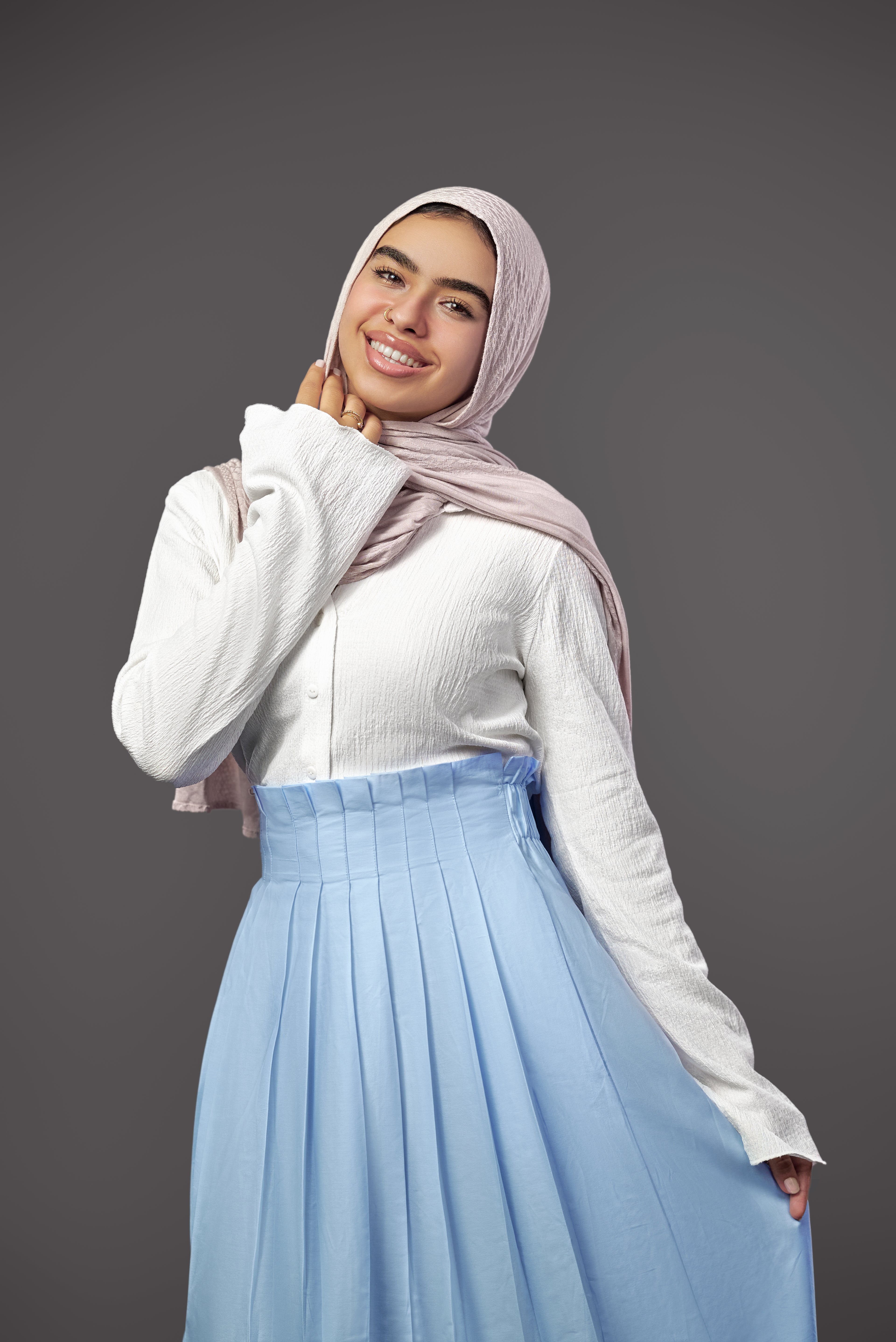 Baby Blue Skirt